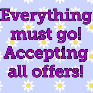 ACCEPTING ALL REASONABLE OFFERS! Everything must go! Moving sale! 🥰😍😘😛🥳